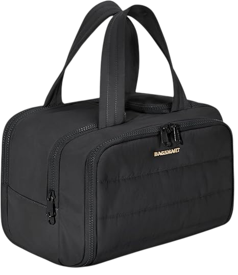 Bagsmart  Travel Toiletry Bag, Lightweight Large Wide-open Travel Bag