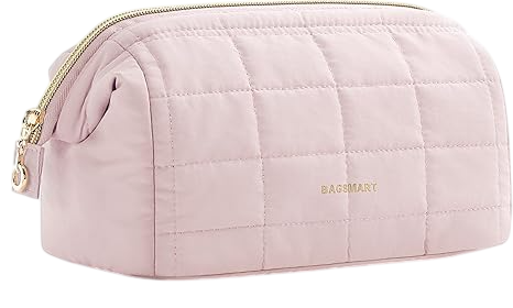 Bagsmart  Makeup Bag Travel Toiletry Bag, Puffy Padded Make Up Bags