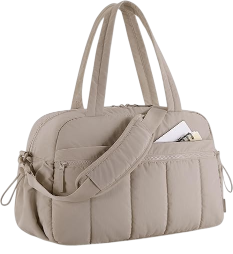 Gym Bag for Women, Duffle Bag for Travel with Wet Pocket